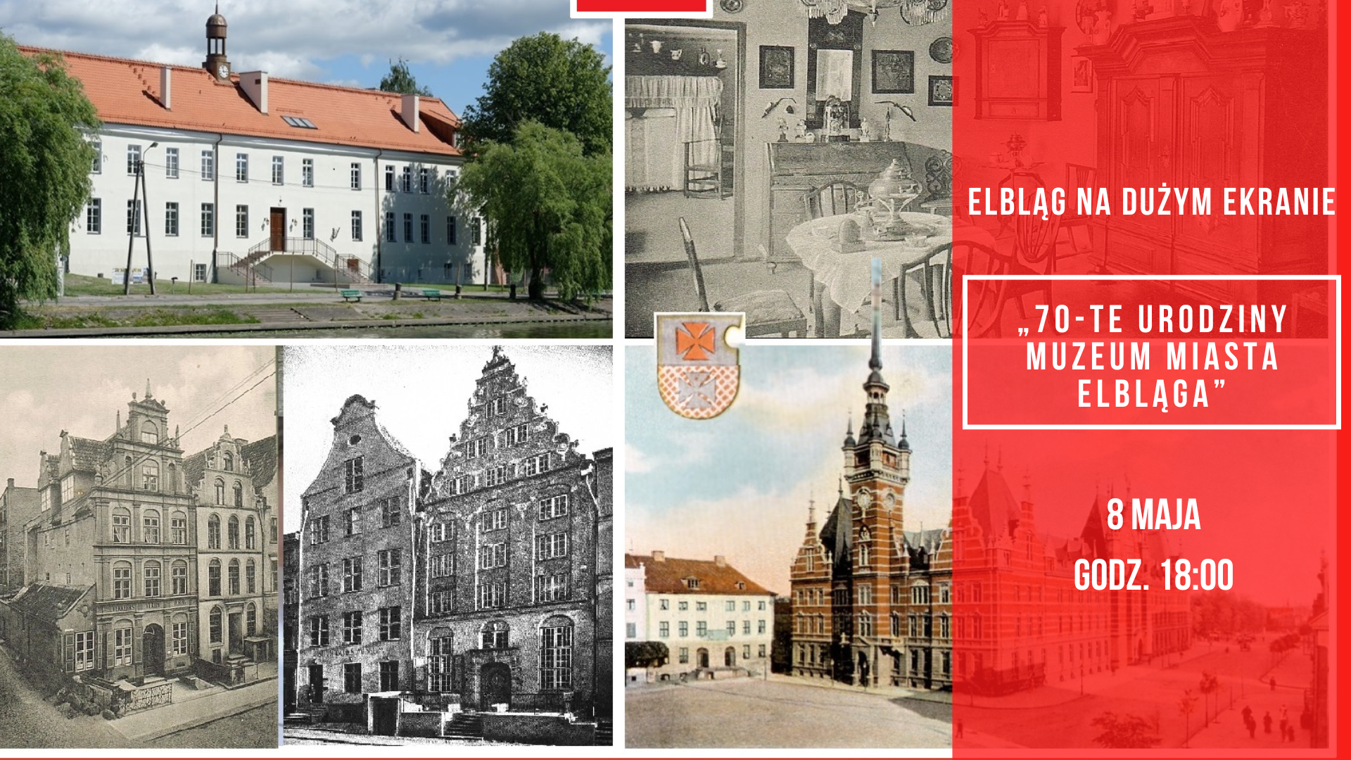 Elbląg na dużym ekranie: 70-te urodziny Muzeum miasta Elbląga