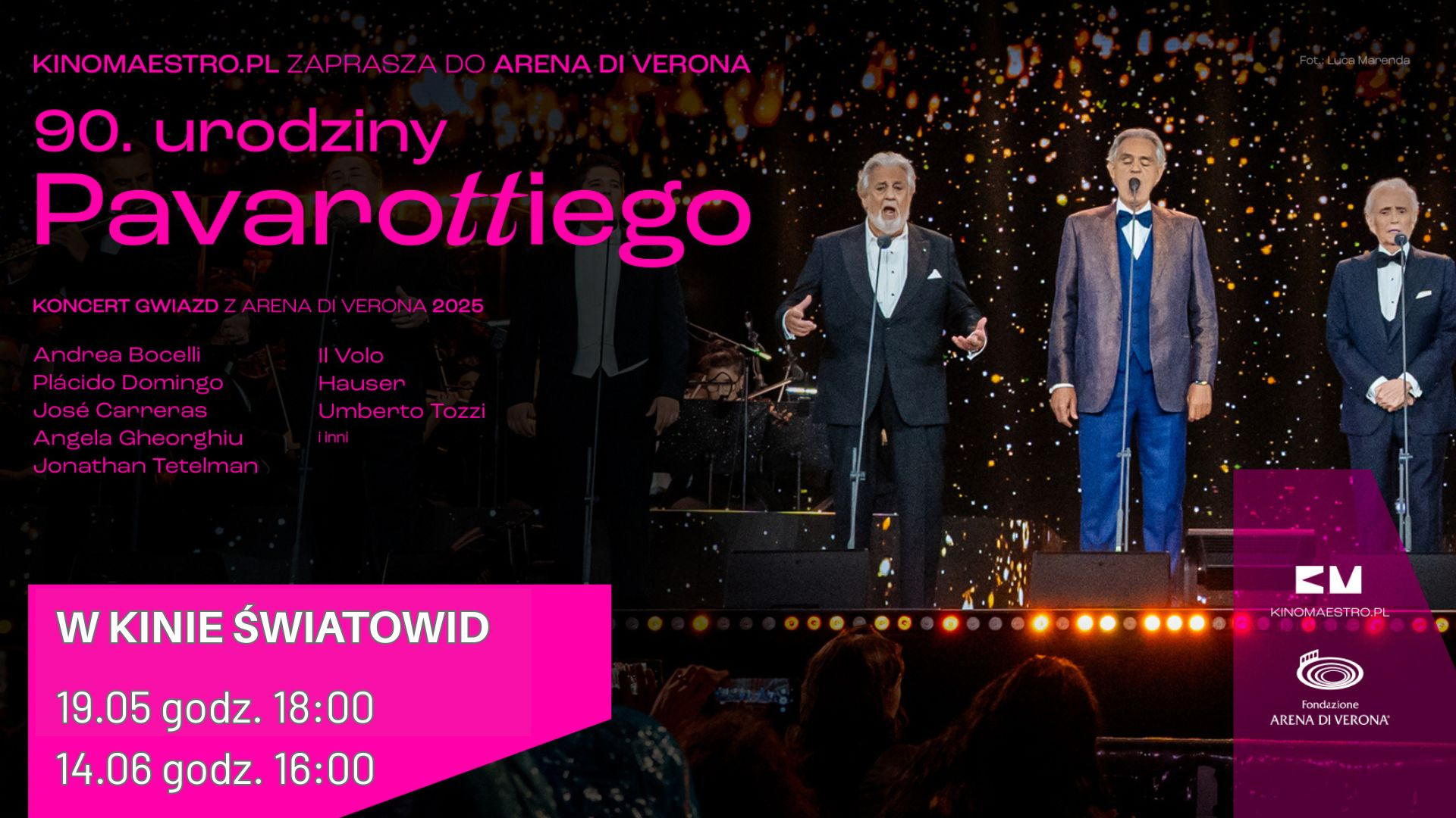 90. urodziny Pavarottiego