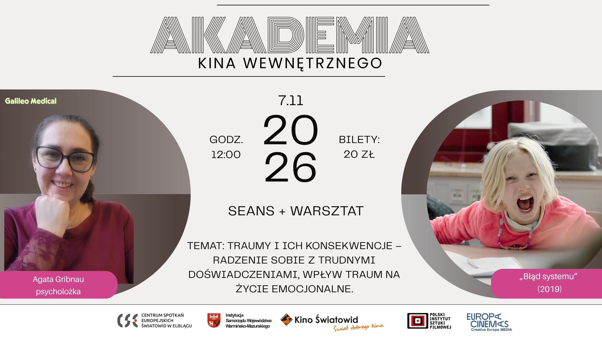 Akademia Kina Wewnętrznego 2026: Traumy